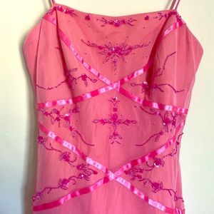 Vintage Y2K 2002 Pink Fairy Prom Dress